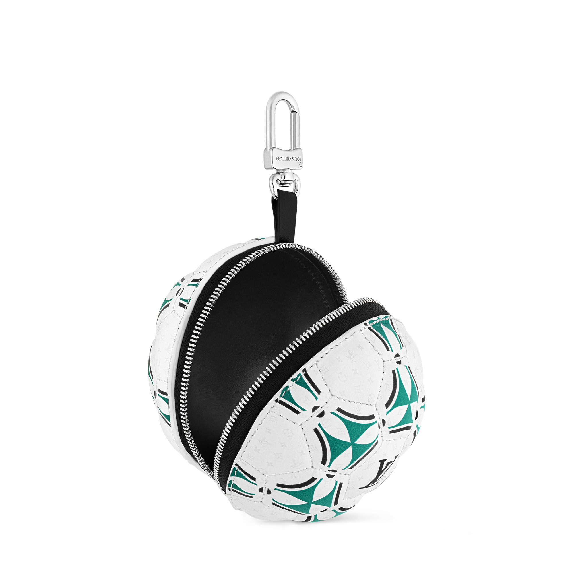 LV Football Pouch Bag Charm - Luxury S00 White | LOUIS VUITTON